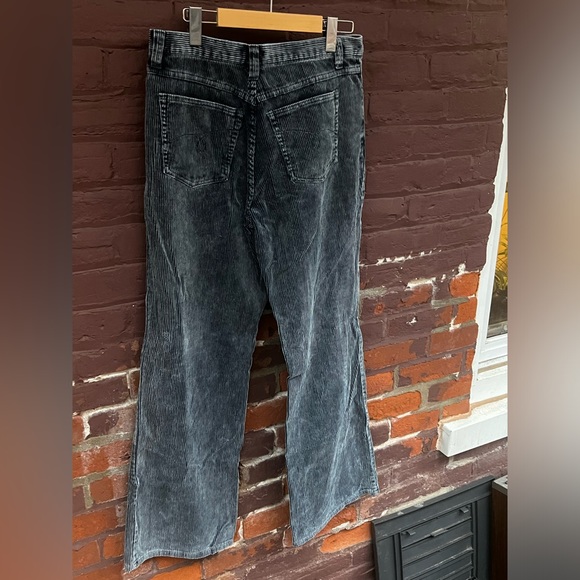 Blue corduroy vintage wide leg pants - Picture 5 of 5